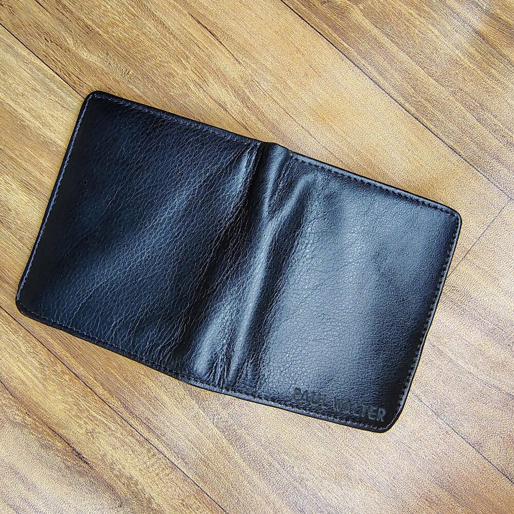 Leather Department of Corrections Officer Bi-Fold Black Badge Wallet - Picture 6 of 8